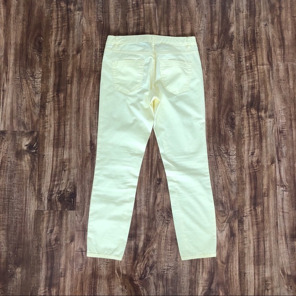 H&M LOGG Women’s Yellow Pastel Pants Size 6 - Picture 4 of 4